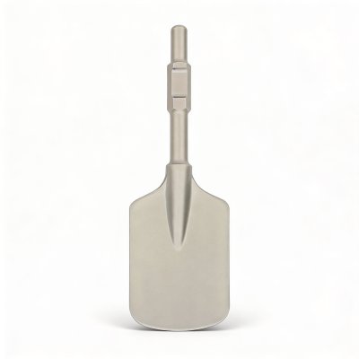 Pala Excavadora Plana de Acero Cromado