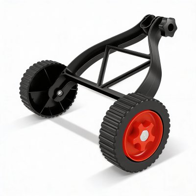 Soporte Ajustable para Cortacésped con Ruedas